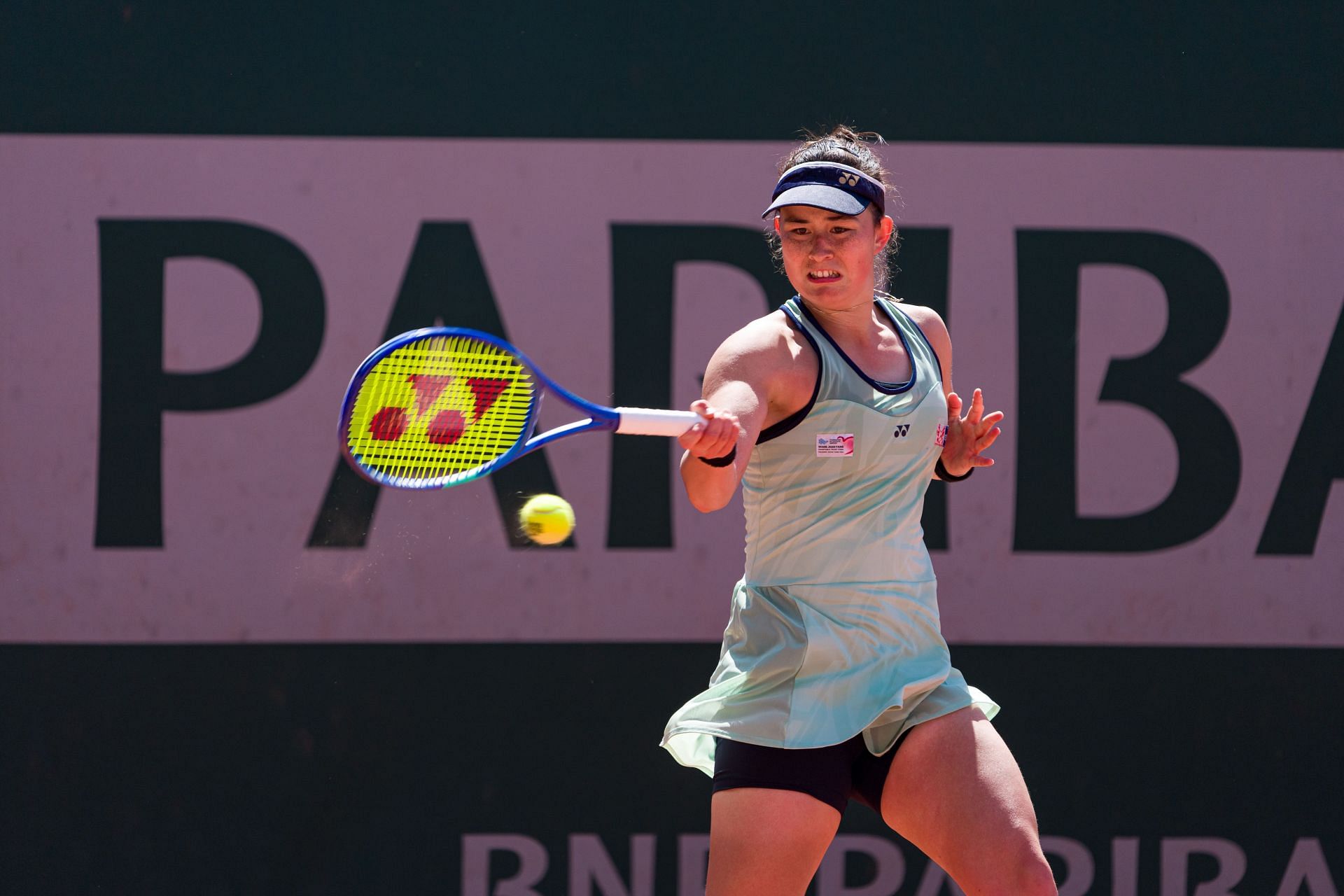Joanna Garland at the qualification rounds of the 2025 French Open - Source: Getty